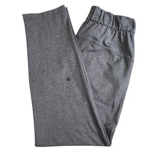Lululemon Athletica Womens 6 Heathered Black On The‎ Fly 27" Pant W5BSES